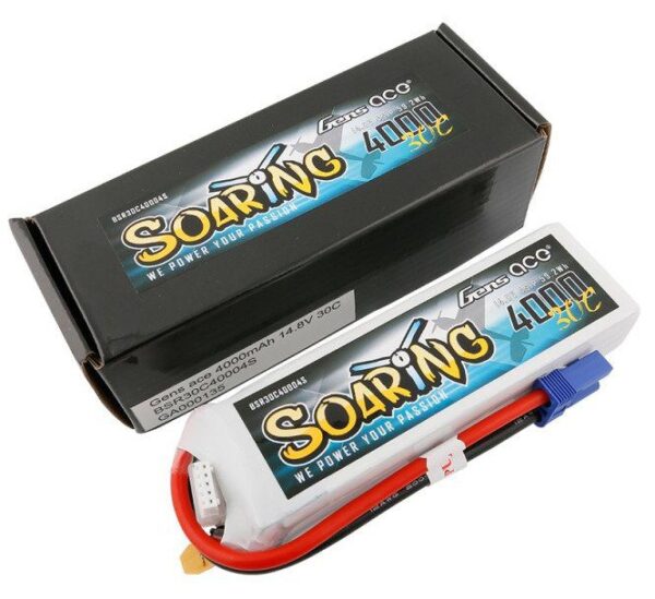 eng pl gens ace soaring 4000mah 14 8v 30c 4s1p lipo battery pack with ec5 17649 3 - Ο κόσμος του drone σας! DroneX.gr