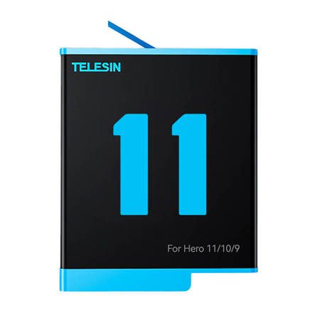 Telesin Charger with 3 slots for GoPro Hero 9/10 + 2 x Replacement batteries 1720mAh