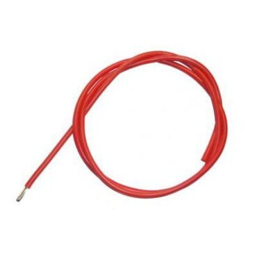 16AWG POWER CABLE WITH SILICONE ISOLATION - RED 1M