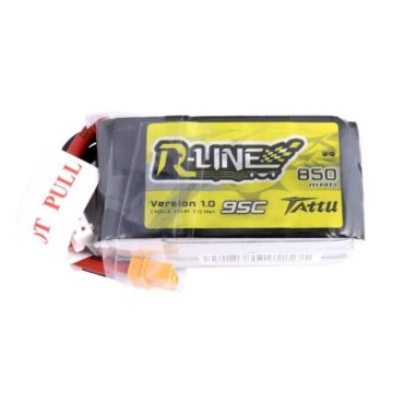 Tattu R-Line 850mAh 14.8V 4S1P 95C Lipo Battery Pack with XT30 Plug